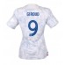 Cheap France Olivier Giroud #9 Away Football Shirt Women World Cup 2022 Short Sleeve